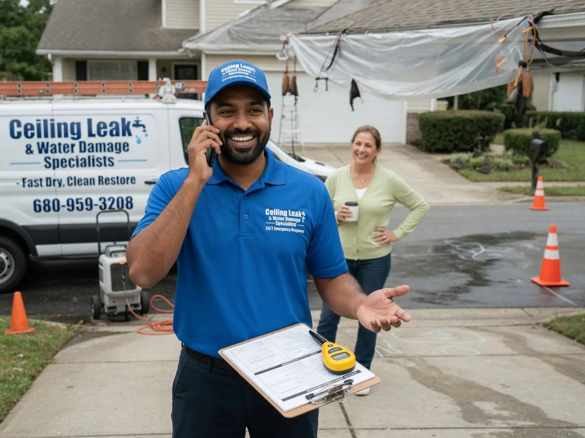 Ceiling Leak Cleanup Dalhart, TX FAQs